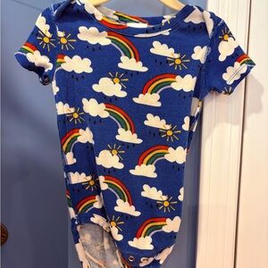 Blue rainbow 2t onsie Hanna andersson